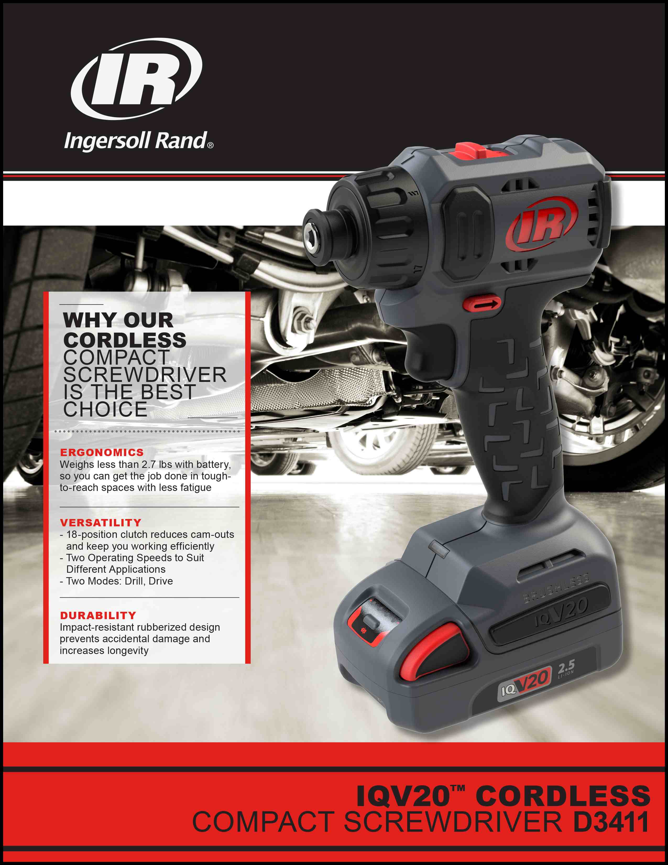 20v cordless screwdriver flyer