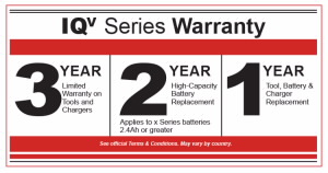 IQV Series Warranty graphic