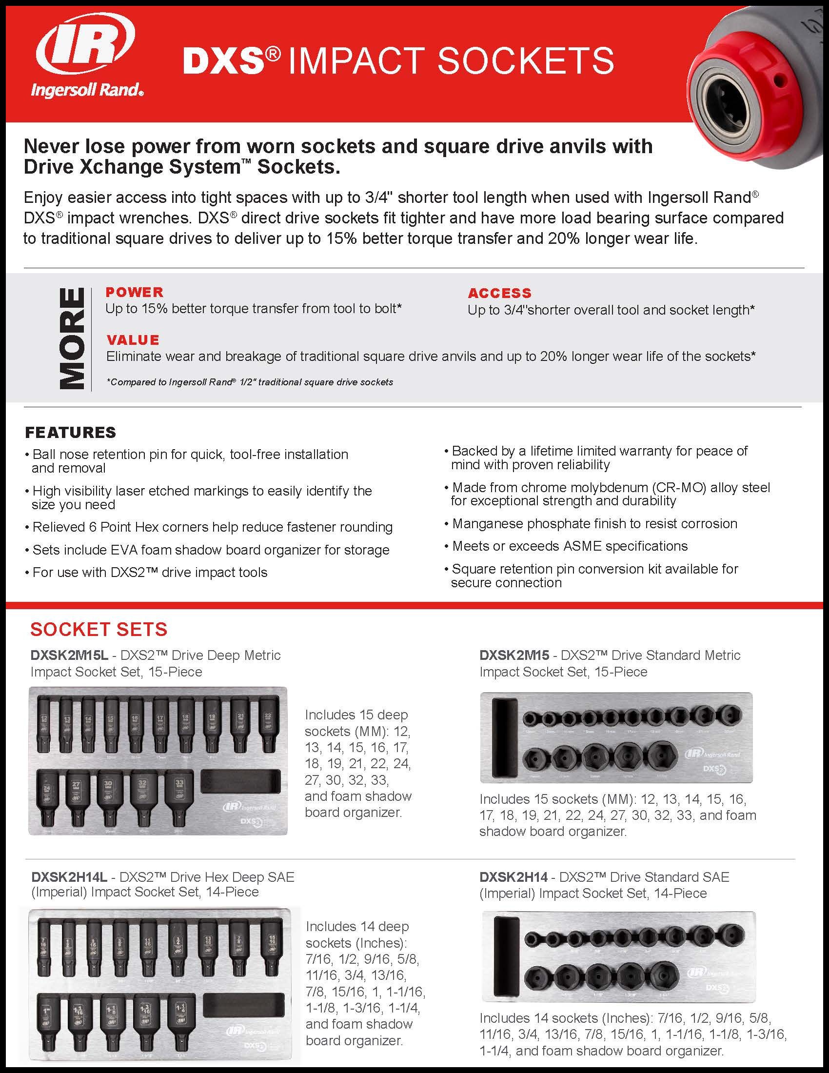 titanium 1/2 air impact and impact sockets flyer