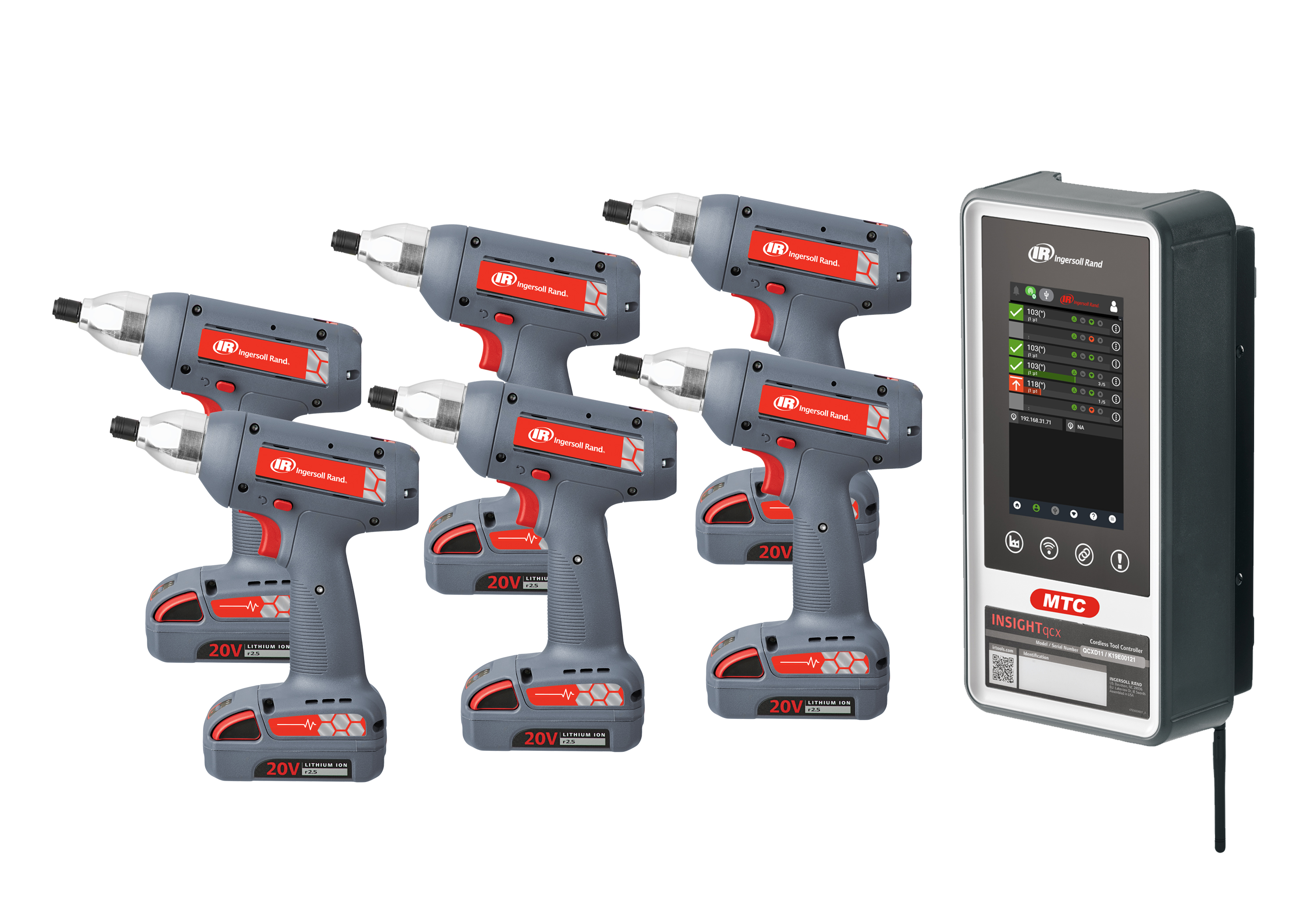 INSIGHTqcx Multi-Tool Controller controls up to 6 tools