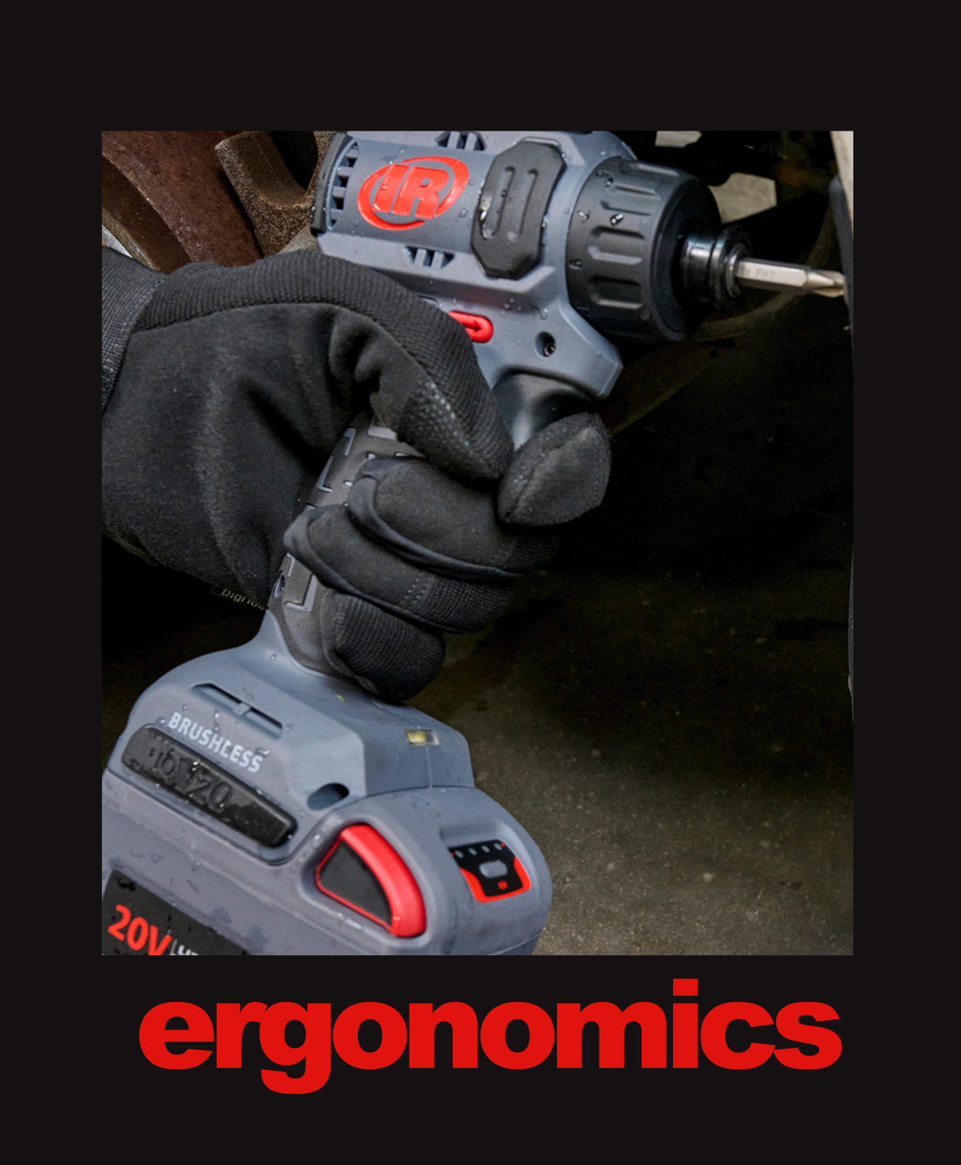 cordless reciprocating saw has a trigger lock for anti-restart protection.